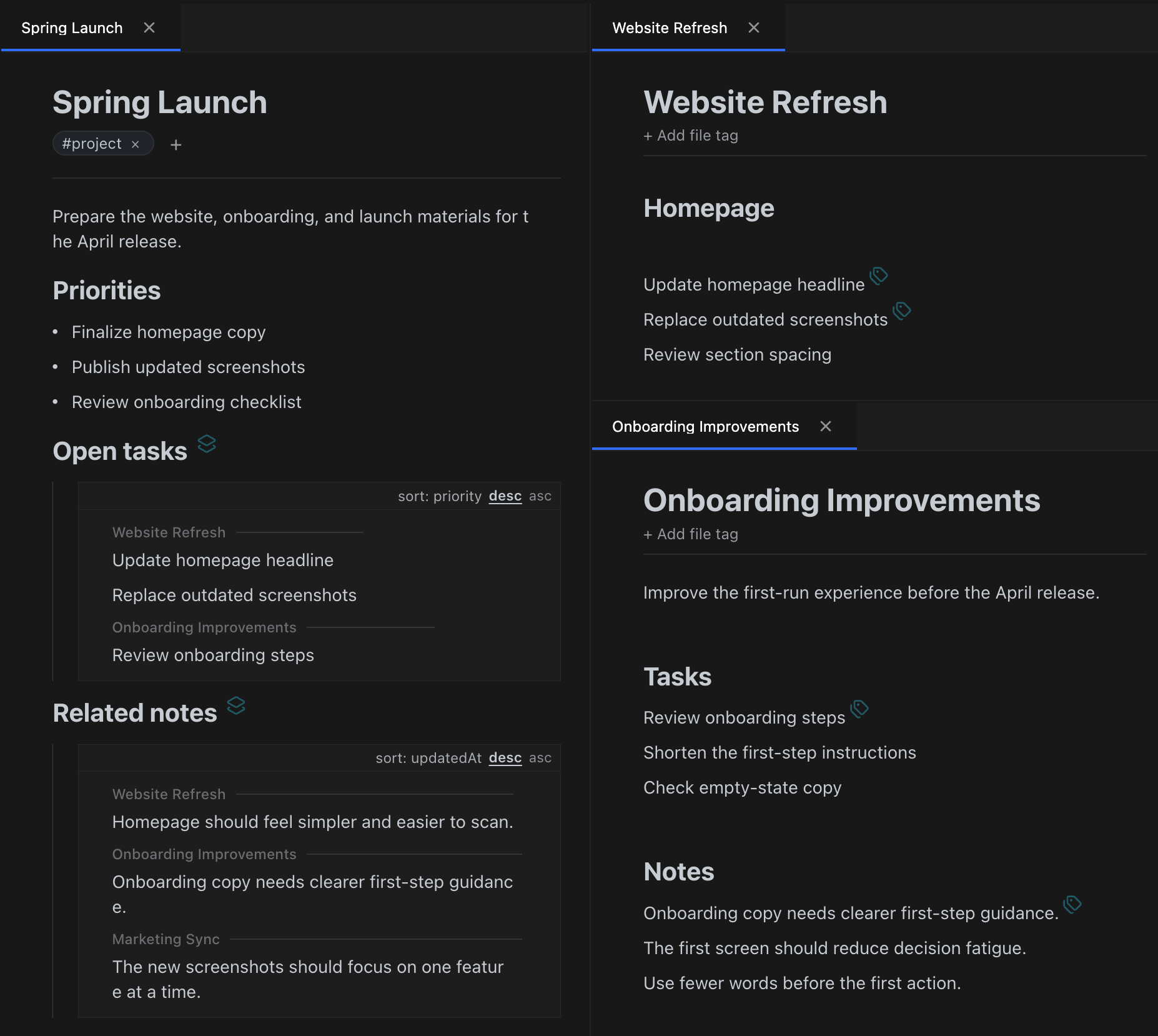 Notaly hero screenshot